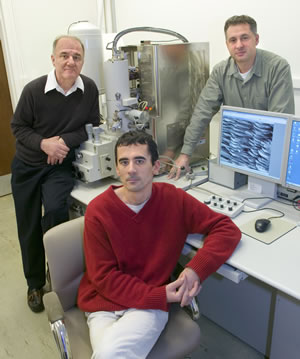 Image of Antoni Tomsia, Sylvain Deville, and Eduardo Saiz