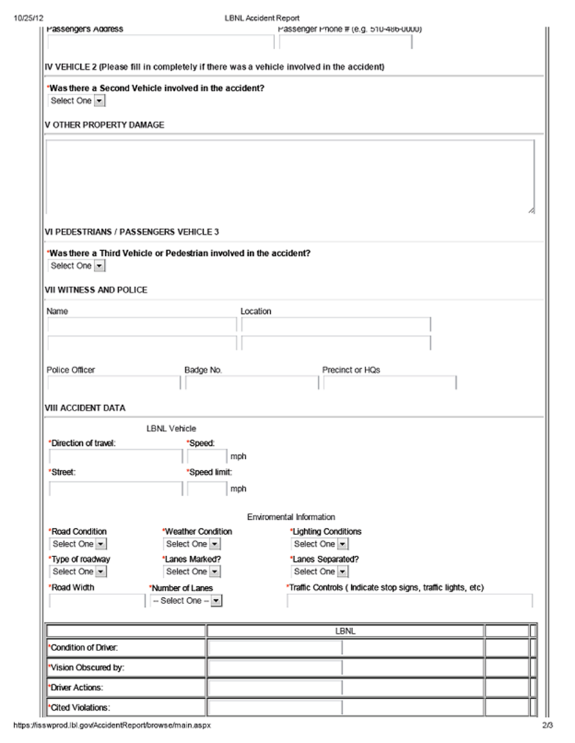 California police accident report lookup