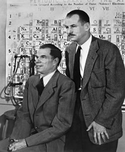 Glenn Seaborg and Edwin McMillan