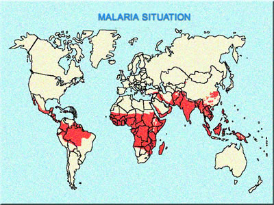 Malaria map