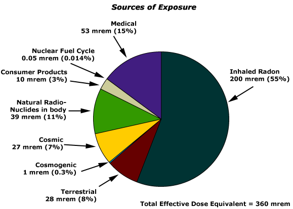 Radiation Exposure Chart