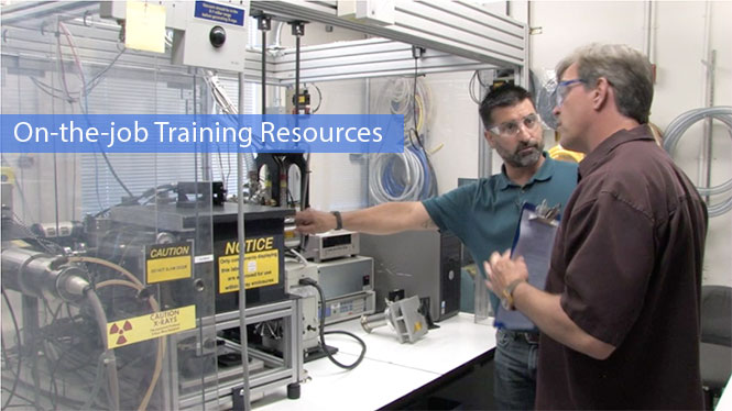 On-the-job Training Instructor Resources are available OJT image